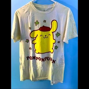 Sanrio Pompompurin Floral Tie-Dye T-Shirt